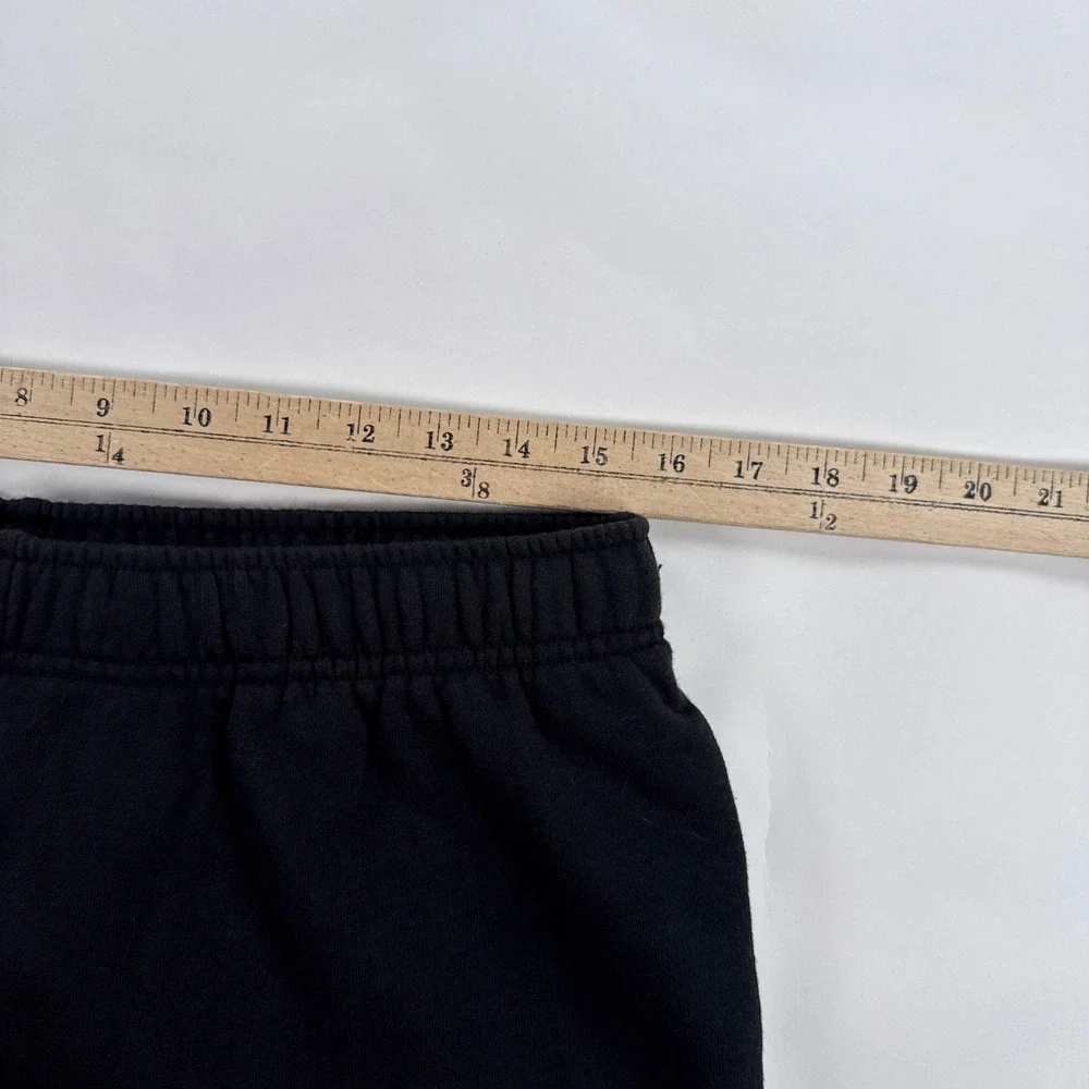 The North Face Mens Shorts M Black Fleece Sweat Shorts Logo Gorpcore